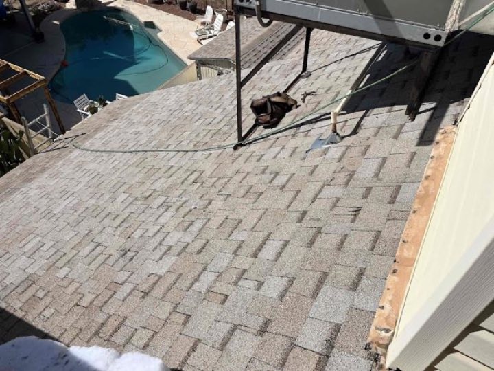 Finished new roof