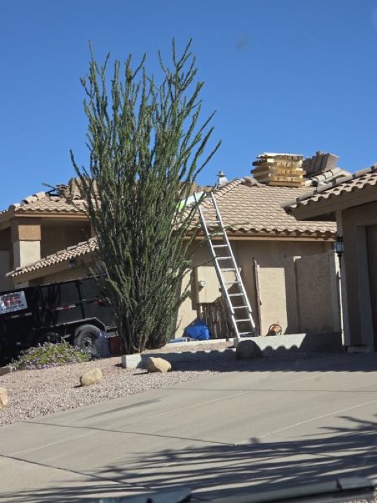 Roof before
