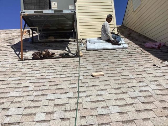 Shingle roof installation